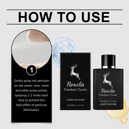 Roxelis Bergamot Perfume Classic Cologne Natural Fresh Hair Temperament Lasting Fragrance Elegant Portable Perfume