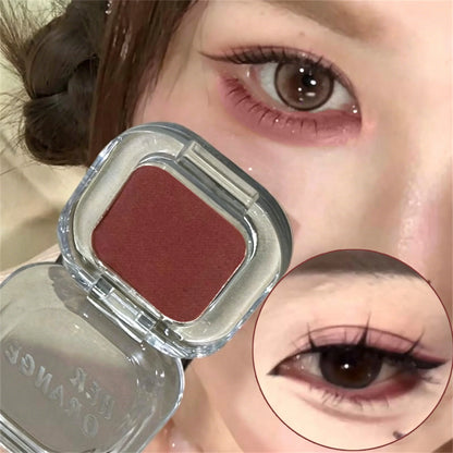 Red Brown Eyeshadow Palette Multifunctional Makeup Palette Silky Matte Coral Red Eyeliner Silkworm Lower Shadow Eyeliner Makeup