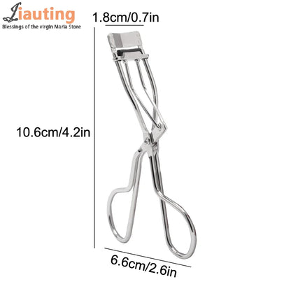 Mini Partial Eyelash Curler Nature Curl Sun Flower Eyelash Extension Volume Tweezers Stainless Steel Beauty Makeup Tool