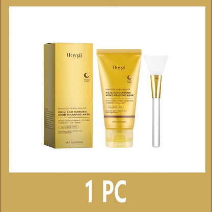 Turmeric Deep Collagen Mask Peel Off Mask Face Anti Wrinkle Lifting Korean Skin Care Masks Skin Firmnes For Nighttime Care