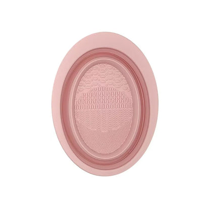 1Pcs Silicone Makeup Brush Washing Bowl Cleaning Box Sponge Powder Puff Washer Beauty Egg Drying Storage Makeup ToolArtifact