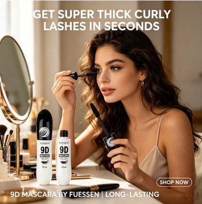 9D Waterproof Mascara Easy to Remove Non-Smudging Slender Curl Thick Enhancing Eyelash Makeup Beauty Product