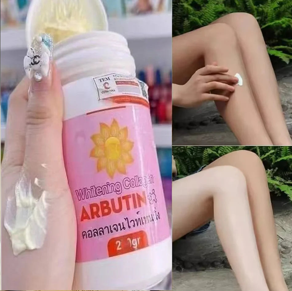 200g Thai Whitening Body Cream with Arbutin – Intensive Skin Brightening & Moisturizing Cream for a Brighter, More Radiant Complexion