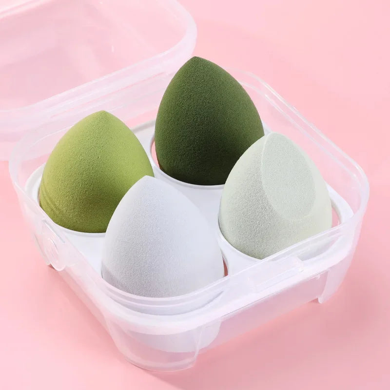4/12Pcs Beauty Egg Makeup Blender Cosmetic Puff Makeup Sponge Cushion Foundation Powder Sponge Beauty Tool Women Make Up