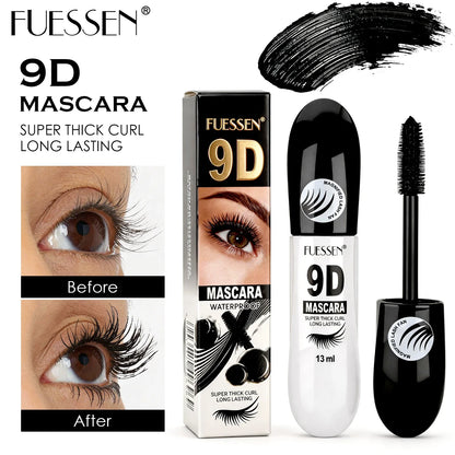 9D Waterproof Mascara Easy to Remove Non-Smudging Slender Curl Thick Enhancing Eyelash Makeup Beauty Product