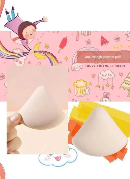 Dry Wet Usable Makeup Cosmetic Puff Sponge Cushion Puff for Foundation Powder Soft and Cute