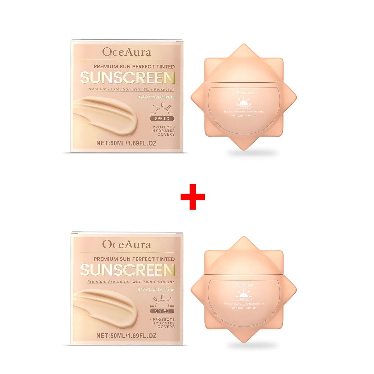 Sunscreen For Face Whole Body SPF 50+ UV Resistant Skin Protection Anti Sunburn Oil Control Moisturizing Sun Isolation Cream