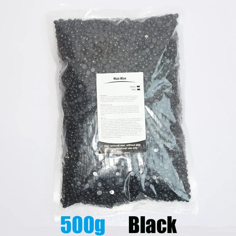 50g/200g/500g Hard Wax Beans for Hair Removal Body European Brazilian Pearl for Wax Warmer Waxing Beans for Wax Heater Machine