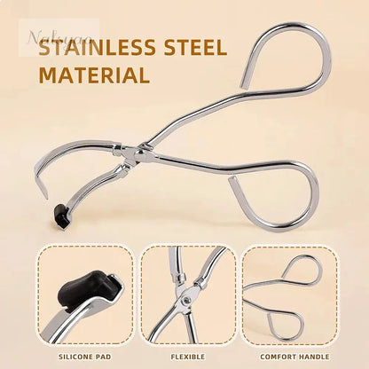 Stainless Steel Mini Eyelash Curler Makeup Tool Natural Curling Applicator Eye Lash Clip Cosmetic Detail Curly
