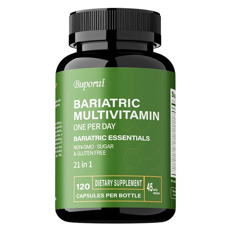 Bariatric Multivitamin Supplement - Contains 21 Vitamins and Minerals To Promote Overall Health and Maintain Energy Levels