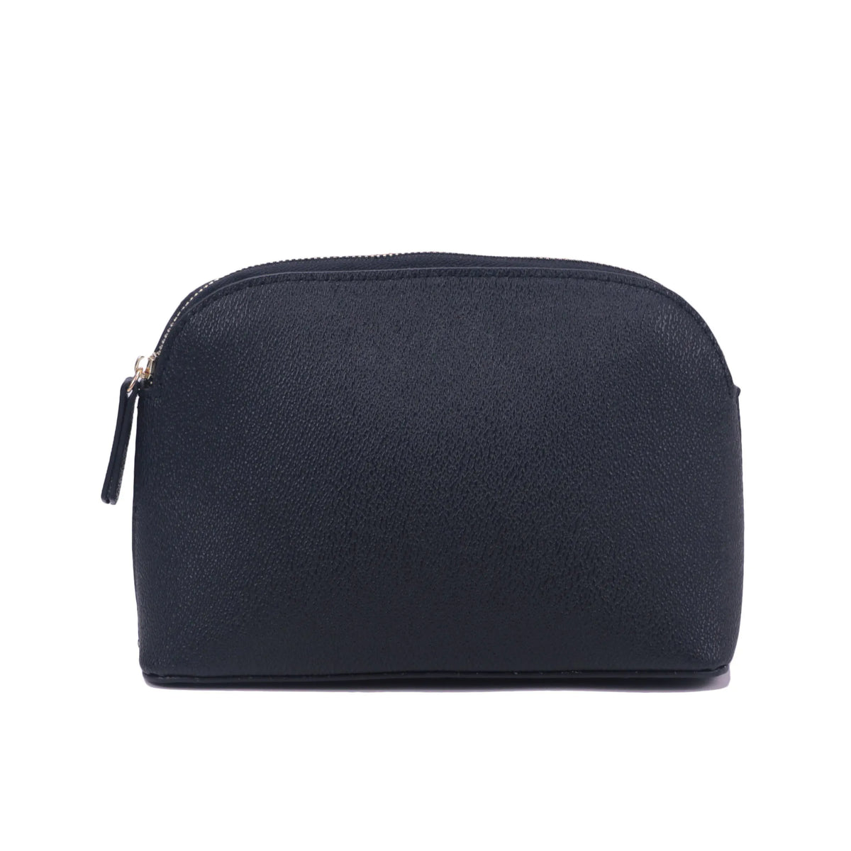 Customized Letters PU Leather Cosmetic Storage Bag Classic Simple Atmosphere Solid Color Make Up Bag Advanced Zipper Wash Bag