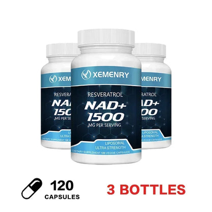 NAD+ Supplements - with Resveratrol - Natural Energy Supplement, Support Cell Health, Anti-aging, Enhance ImmunitySupplements