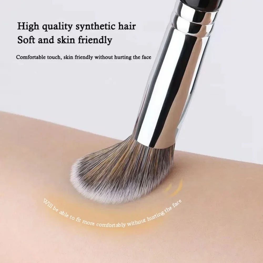 1/2Pcs Mini Peach Heart Blush Brush Small Flat Precise Face Brush Multi Use For Powder Cream Liquid Blush Beauty Makeup Tools