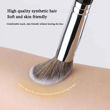 1/2Pcs Mini Peach Heart Blush Brush Small Flat Precise Face Brush Multi Use For Powder Cream Liquid Blush Beauty Makeup Tools