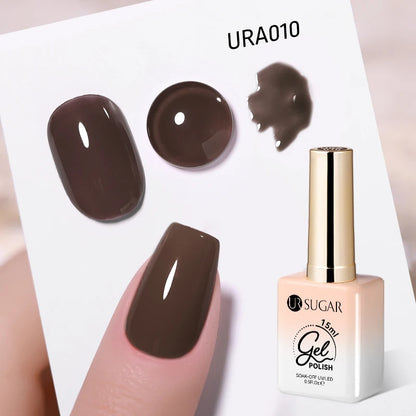 UR SUGAR 15ml Gel Nail Polish Neon Blue Red Green Pastal Nude UV/LED Soak Off No Wipe Nail Gel Polish Suitable For Summer Autumn