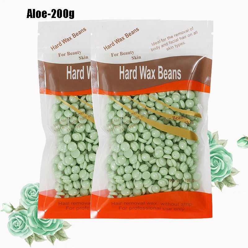 1000g/200g/50g  Hot Wax Hair Removal Depilatory Waxing Wax Beads For Wax Heater Painless for Body Hairs Removal Beans