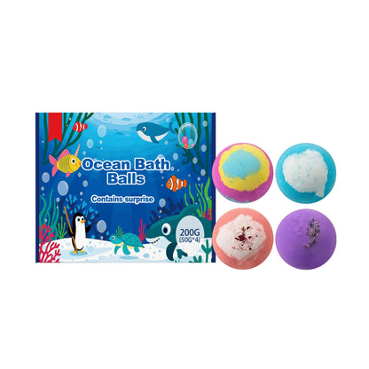 1/4/6/12pcs Bath Bombs Set with Surprise Toys Inside Natural Organic Bubble Bath Fizzies Balls Gift for Holiday Gift Set