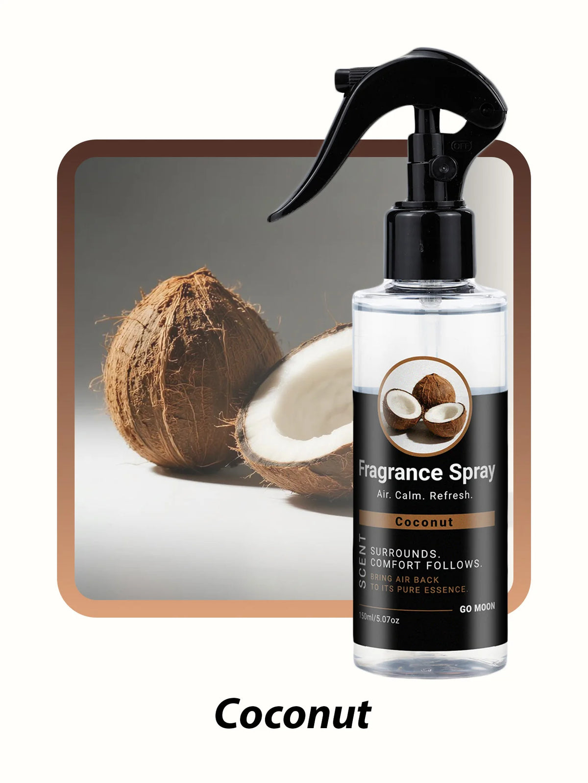 150ml Large-Capacity Fragrance Spray, Home/Car/Clothing Air Freshening Spray, 12 Scents to Choose From