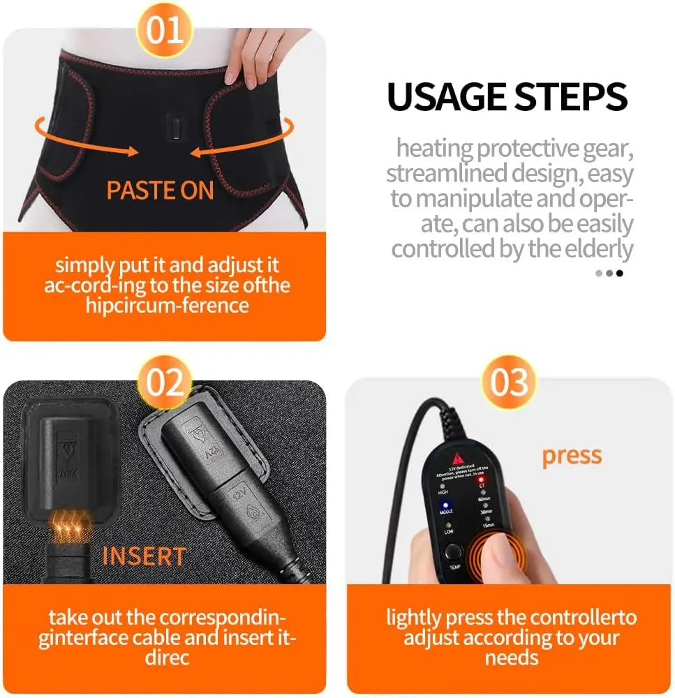 Heating Pad for Period Cramps Massager for Women Upgrade Menstrual Heating Pad for Abdomen Pain and Cramps Relief Wrap Around