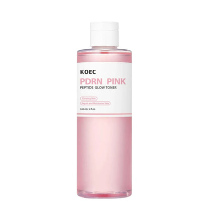 180ml KOEC PDRN Pink Peptide Glow Toner Repairing Moisturizing Smoothing Improve Dark Spots Uneven Tone Increase Skin Barrier