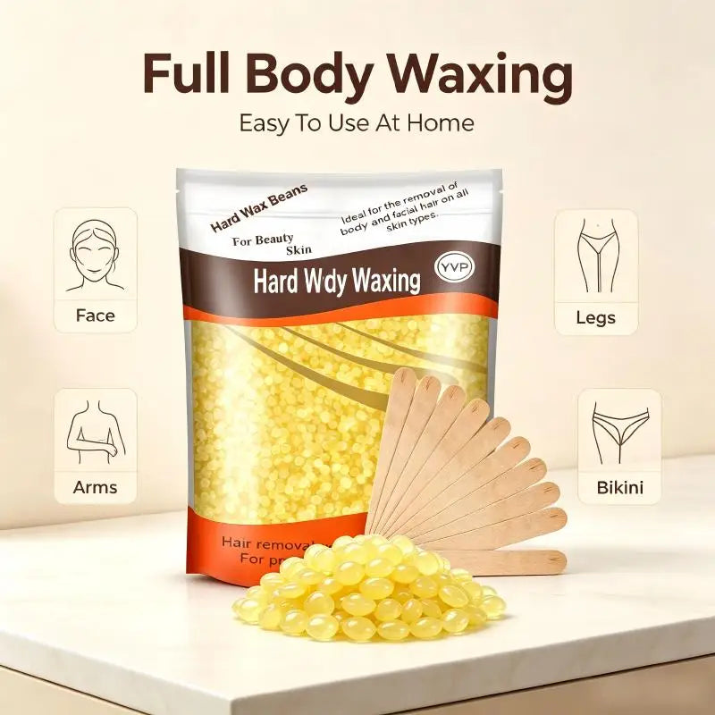 Multi Color Hard Wax Beans Painless Depilatory Wax No Strip Hair Removal Beads for Women Home Body Bikini Facial Wax Treatment