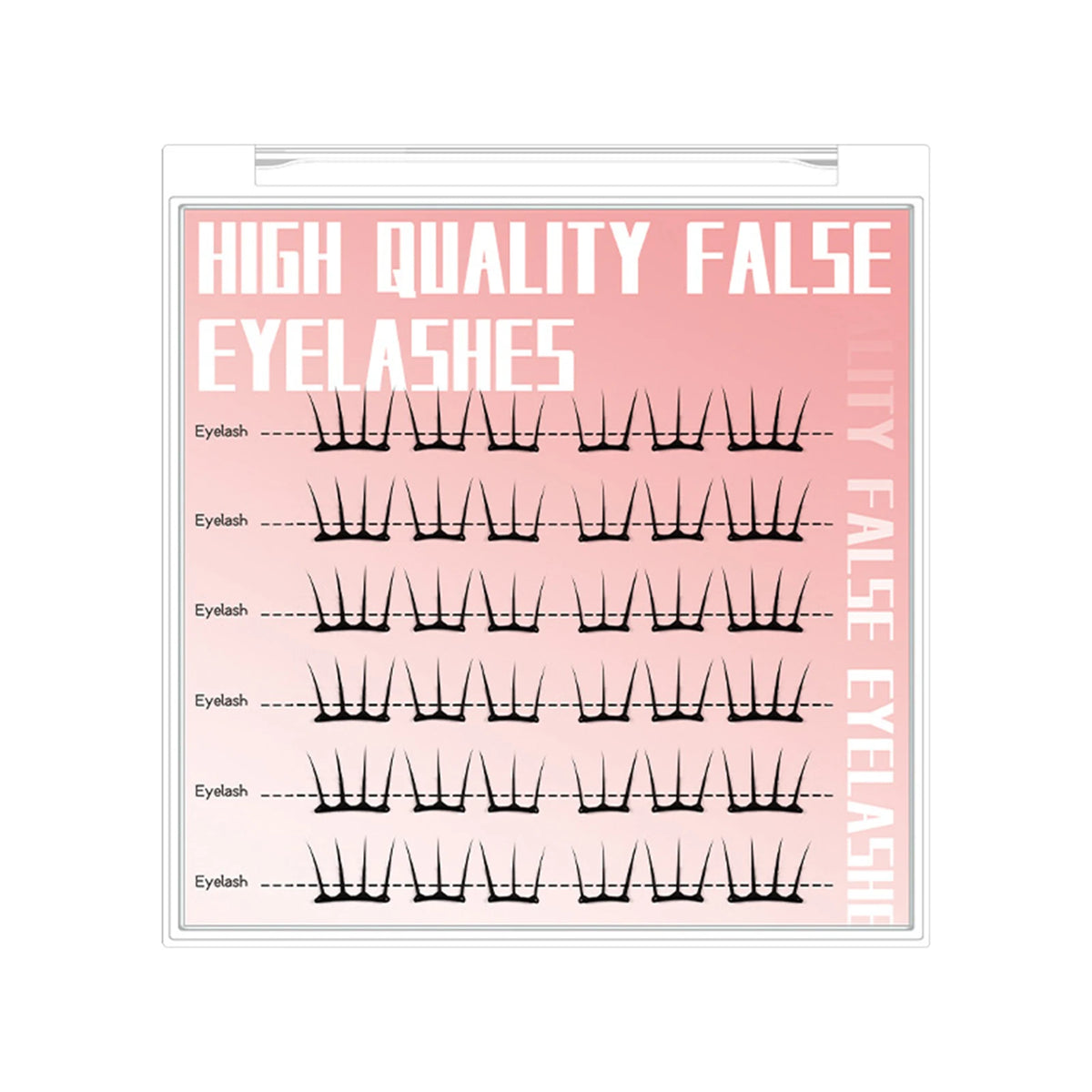 Korean Women's Group Wispy False Eyelashes Cute Cat Paw Eyelash Extension Natural Make Up Large Capacity Idol Manga Lash Cluster
