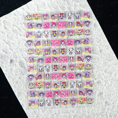 Cute Y2k Stytle Pvc Ancient Small Animals Adhesive Stickers Nail Art Waterproof Diy Charms Loptop Phone Case Scrapbook Sticker