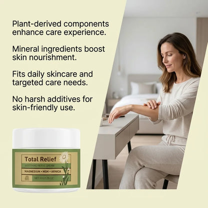 Magnesium Soothing Cream Nerves Relief Long-Lasting Hydration Prevent Drying Moisturizing Body Cream