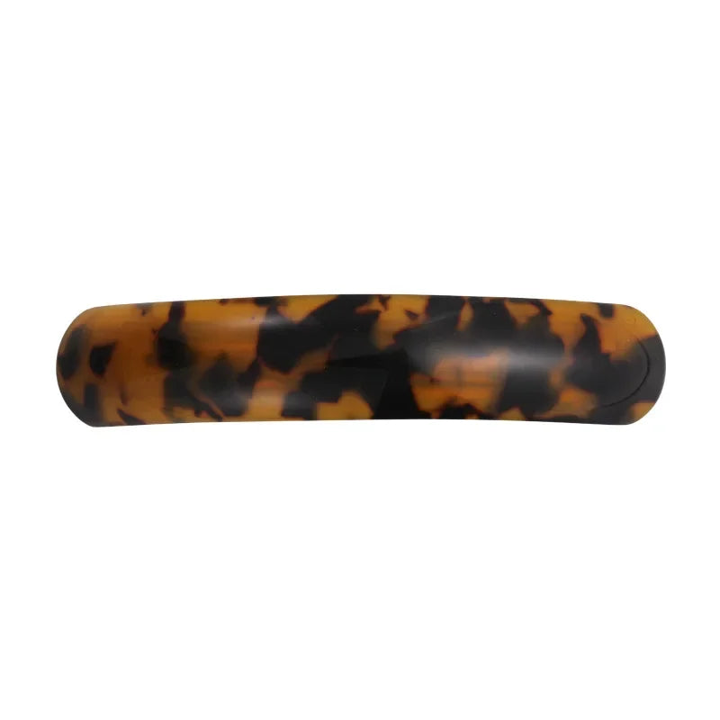 Retro Leopard Hairpins Spring Clip Colorful Acetate Hair Clips for Women Elegant Exquisite Barrettes Fashion Hair Accessories