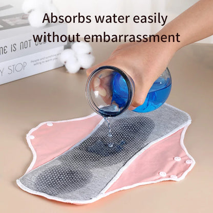 AIO 1/3pcs Large Reusable Graphene Incontinence Pads Woman Panty Liner Urinary Sanitary Pads After Surgery