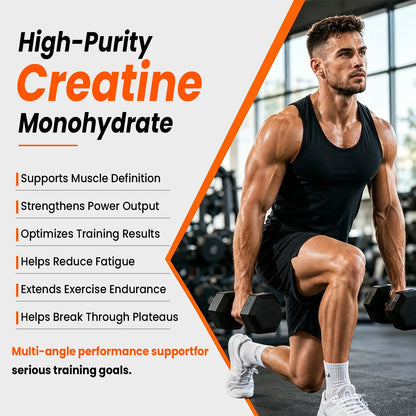 Creatine Monohydrate Gummies 4500mg - Boost Energy, Build Muscle Mass, and Improve Athletic Performance