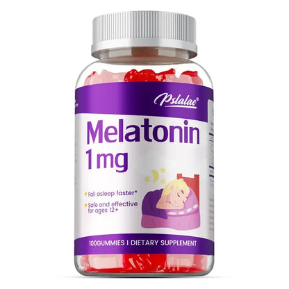 Melatonin Gummies 1mg - Children's Sleep Aids, Relieves Stress, Improves Insomnia, Improves Sleep Quality and Deeper Sleep
