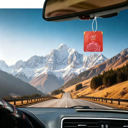 5-20pcs Rose Air Freshener, 30 Days Fragrance, Car & Home Deodorizer, Ideal for Bathroom Wardrobe & Birthday Gifts