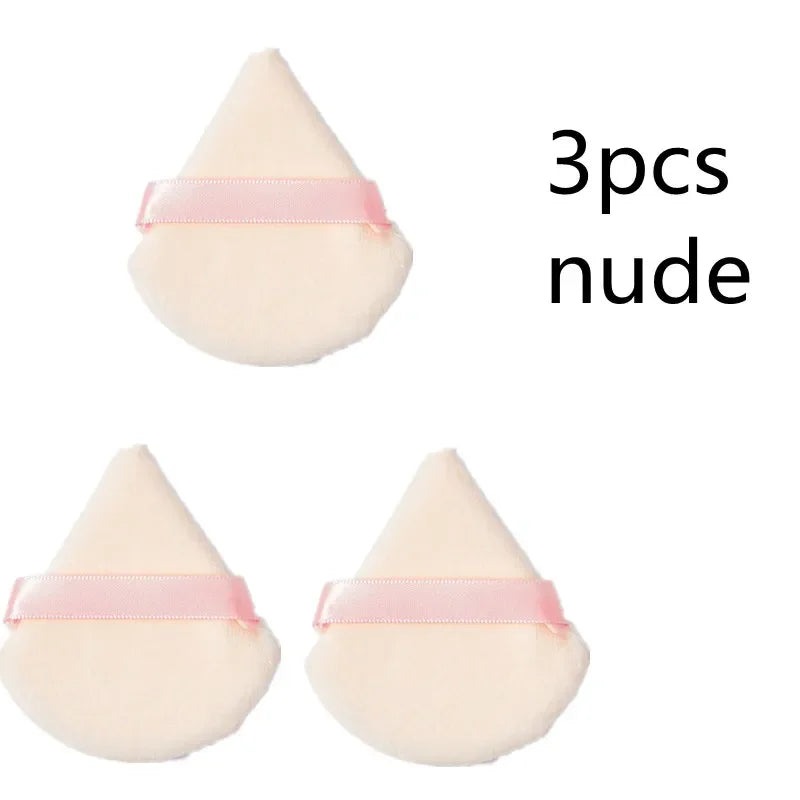 Colorful Triangle Makeup Puff Cosmetic Powder Pufff Makeup Sponge Puff Dry Use Women Smooth Beauty Washable Face Makeup Tool New