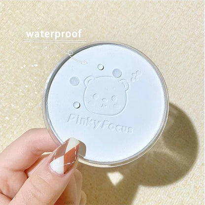 Matte Oil Control Pressed Powder White Brighten Transparent Concealer Lasting Natural Face Makeup Setting Waterproof Cosmetic