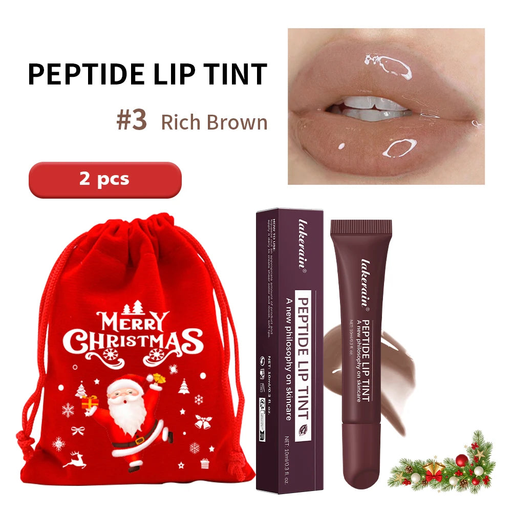 Christmas Gift Hydrating Lip Gloss Glitter Plumping Lipgloss High Shine Glass Finish Nude Colors Shiny Jelly Liquid Lipstick