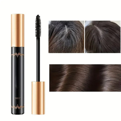 Disposable hair pen to cover gray hair, natural black hair temporary hair toner to replenish color and root without fading pure