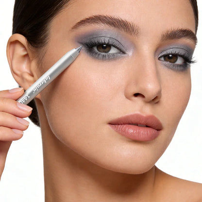Christmas Cold Tone Eye Makeup Set Gel Glitter Stick Eyeliner Pencil Mascara Waterproof Long Lasting Smudge Proof for Party Gift