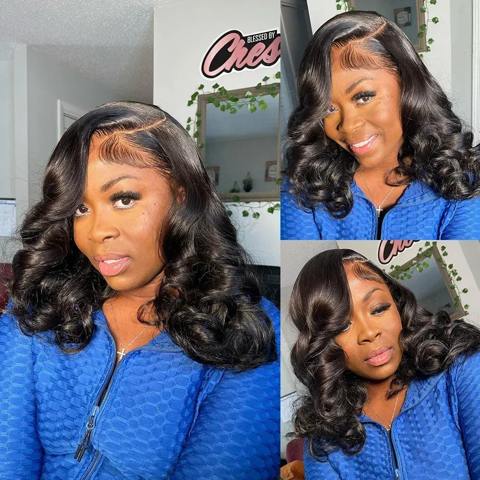 13x4 Body Wave Lace Front Wig Human Hair PrePlucked Brazilian Hair Lace Frontal Wigs For Women Lace Closure Wig