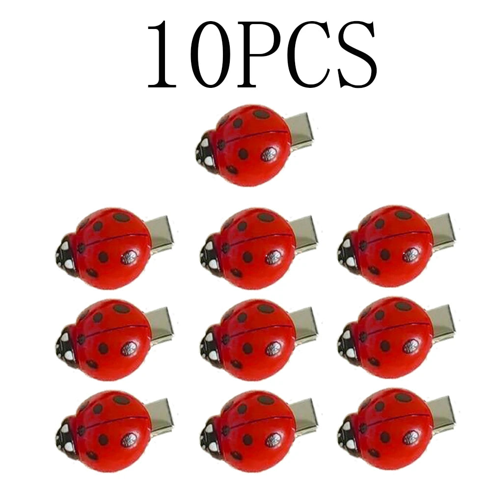 10Pcs Ladybug Hair Clips, Animal Insect Hair Clips Back To School Hair Accessories, For Hair Decoration