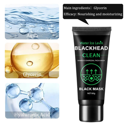 Viral Charcoal Black Mask: Deep Purifying + Pore Minimizing Effect | Bamboo Carbon