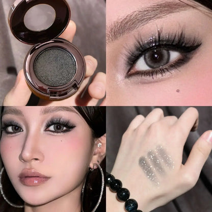 Metallic Glitter Smoked Green Eyeshadow Cream Chameleon Blue Sparkling Shimmer Highlighter Eyeshadow Palette Eye Shadow Makeup