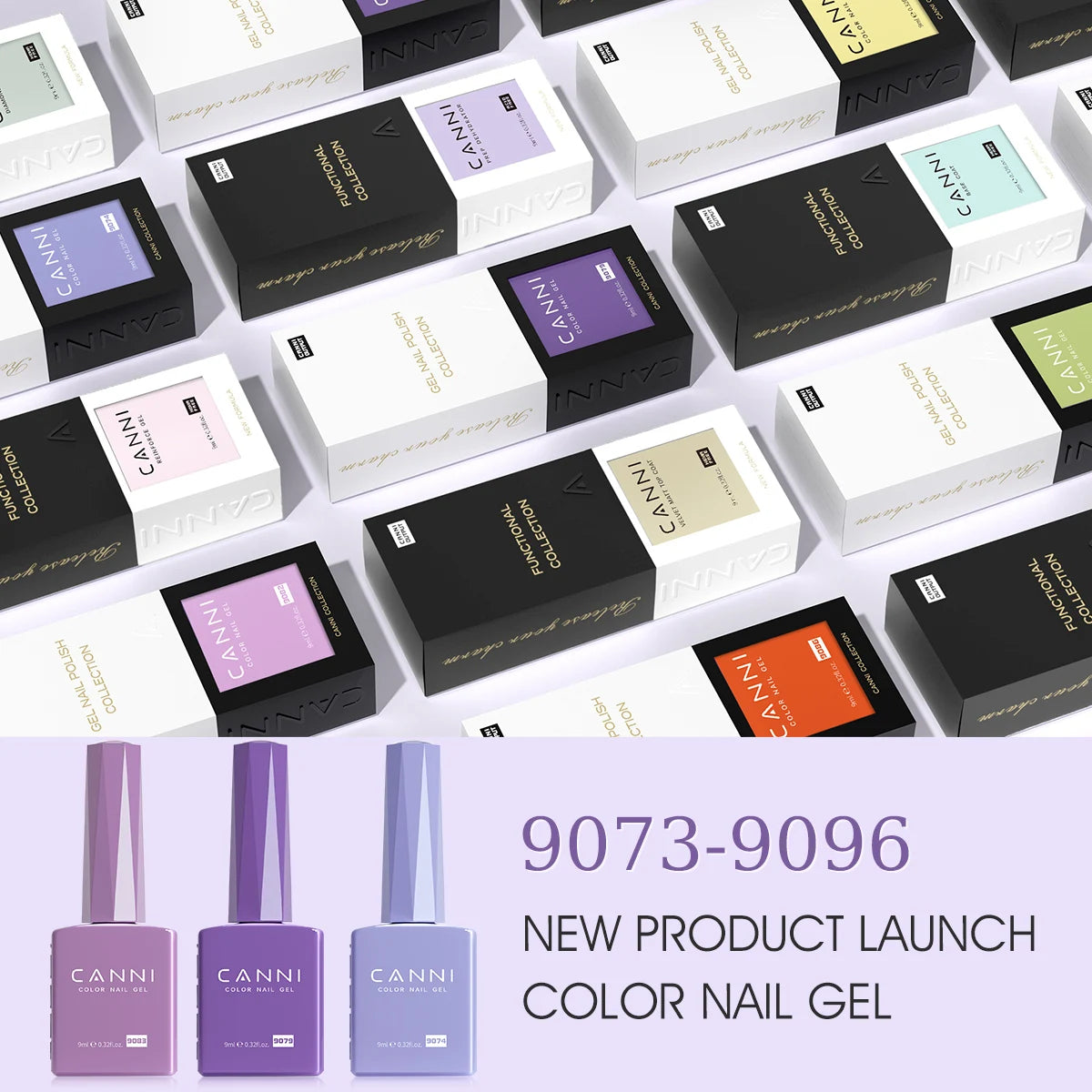 CANNI Gel Nail Polish TPO/HEMA FREE Gorgeous Christmas Red Color Winter Nails Full Coverage Soak Off UV LED Semi Permanent Gel