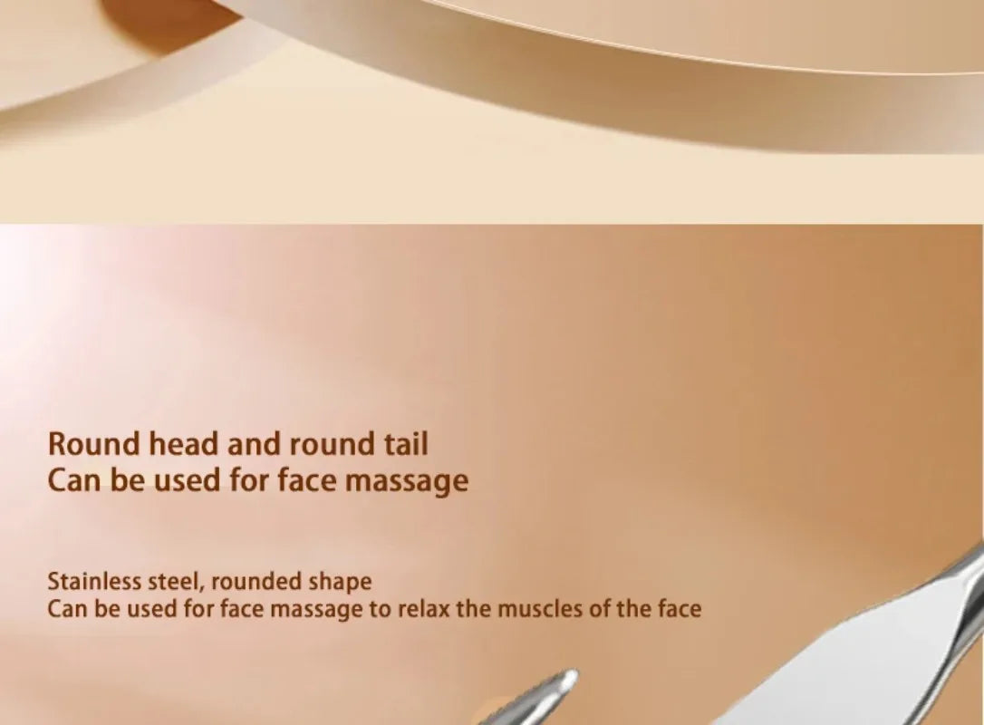 Stainless Steel Makeup Foundation Spatula Mixing Stick Powder Base Cream Mixing Tools Cosmetic Nail Gel Stirring Toner Plate Kit