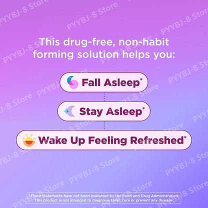 Sleep Gummies Blackberry Flavor Contain L-Theanine & Botanicals Helps To Calm The Mind Promote Healthy Sleep Cycle 60count
