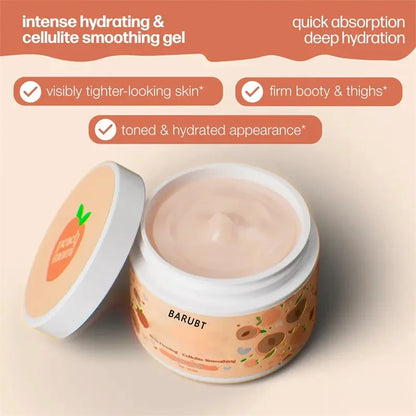 Peach Firming Body Cream Anti-Cellulite Skin Smoothing Tightening Lotion for Women Reduce Stretch Marks Improves Skin Elasticity