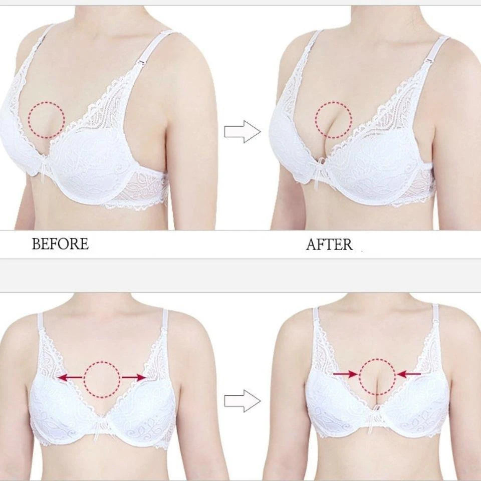 Silicone Bra Inserts Invisible Clear Lift Up Gel Breast Pads Cup Enhancer Push-Up Breast Pasties For Bras Bikinis Swimsuits