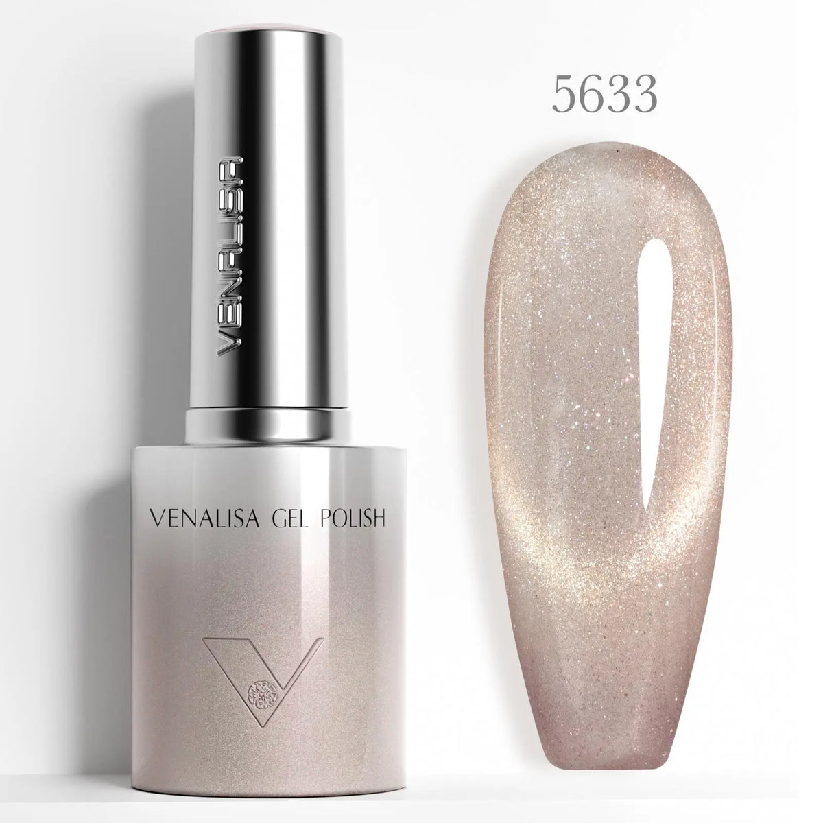 10ml Venalisa Hema Free TPO Free Gel Nail Polish Christmas New Year Soak Off Glitter Red Colors Cat Eye Magnet Nail Gel Polish