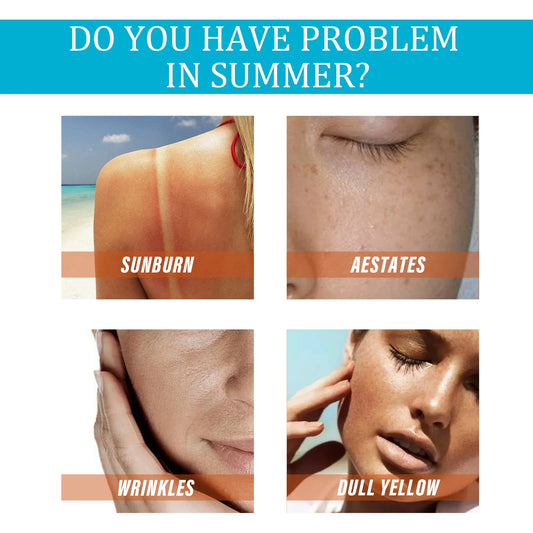 Body Sunscreen Cream Stick Spf50 Antioxidant Prevent Sunburn Moisturizing Skin Sweatproof Brightening Resist UV Rays Serum Stick