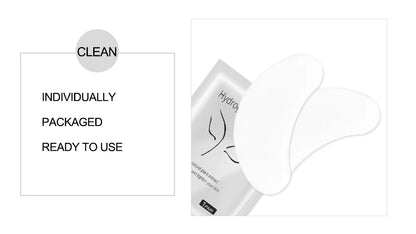 50 Pairs Eyelash Extension Patch Hydrogel Patches Gel Pad Makeup Lash Lift Tools Under Eye Patch Pads for Eyelash Extension
